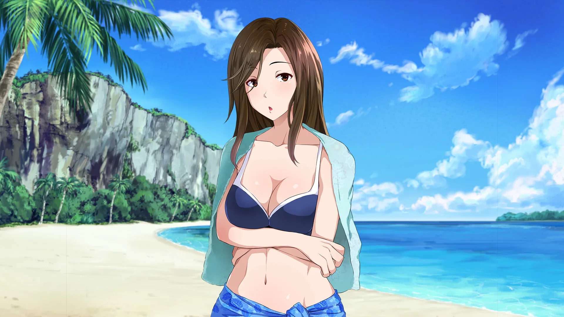 群女乱滩齐斗艳：处男撒香引爆春潮海滩官方游戏画面